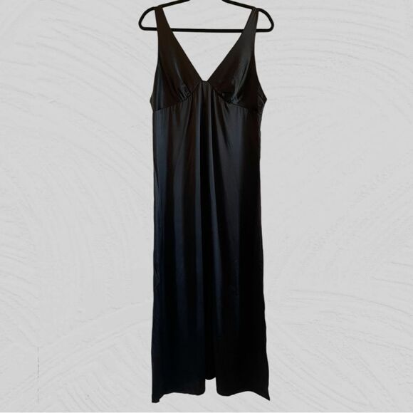 NK imode black silk maxi chemise - Picture 2 of 11